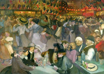 7月14日のボール 作： Théophile Alexandre Steinlen